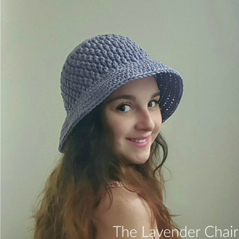 Brickwork Summer Sun Hat (Adult) Crochet Pattern - The Lavender Chair