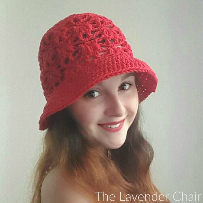 Weeping Willow Sun Hat - Free Crochet Pattern - The Lavender Chair