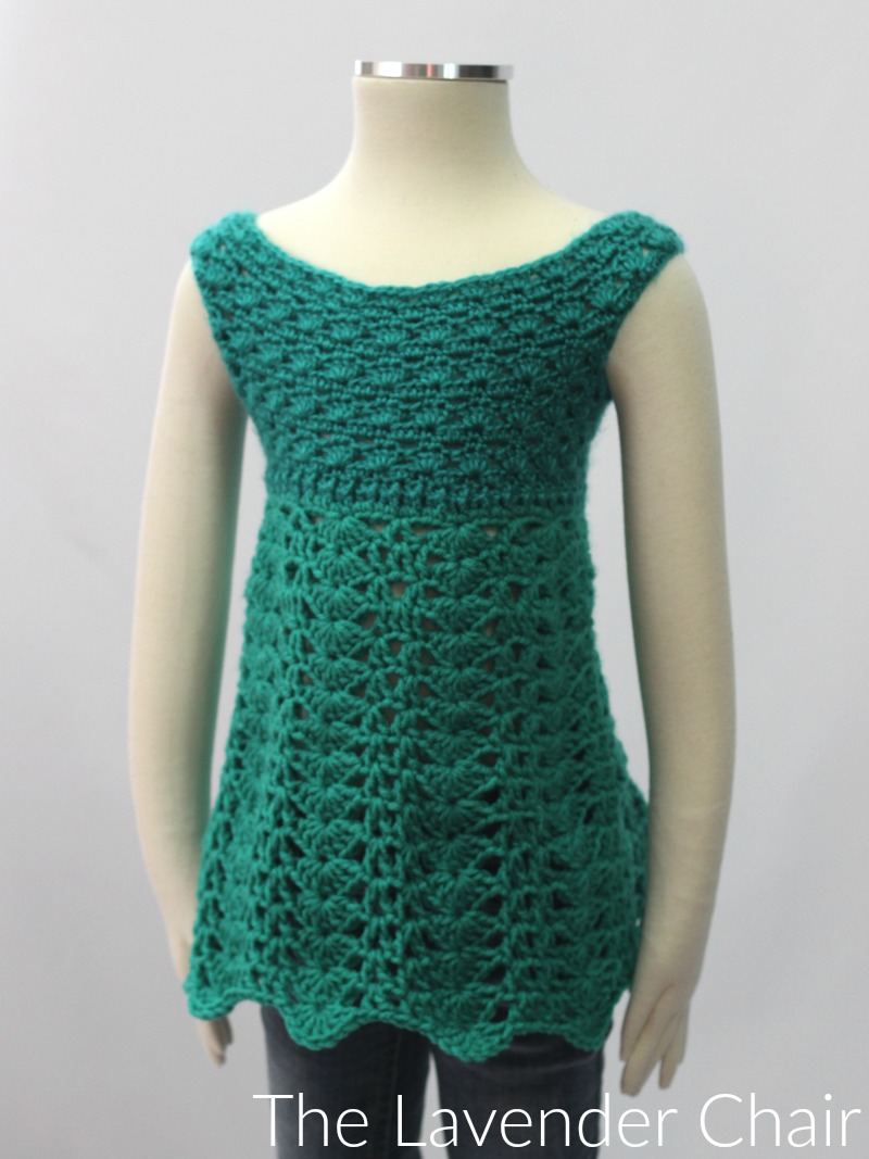 Teal Garden Dress Crochet Pattern - The Lavender Chair