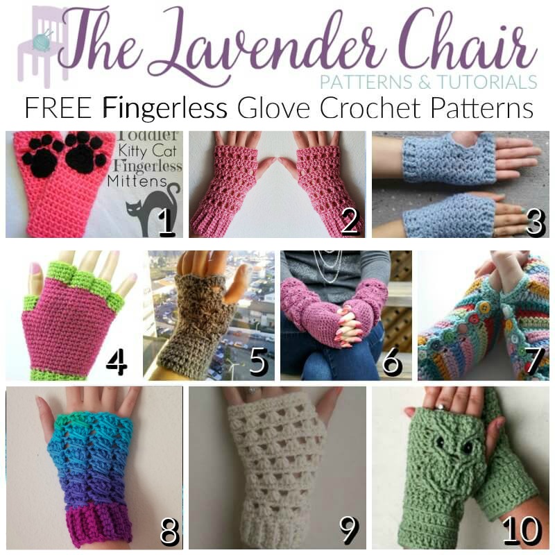 Free Pattern! Knit Gloves - 5 Sizes Available!  Knitting gloves pattern,  Crochet gloves free pattern, Crochet gloves pattern