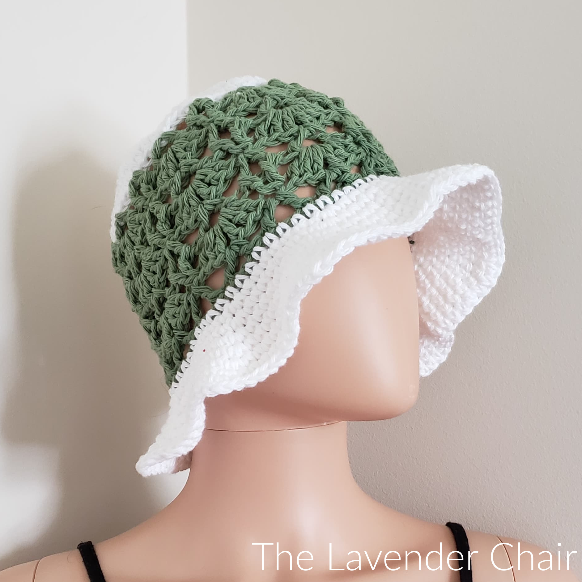 Mildred Sun Hat (Adult) Crochet Pattern - The Lavender Chair