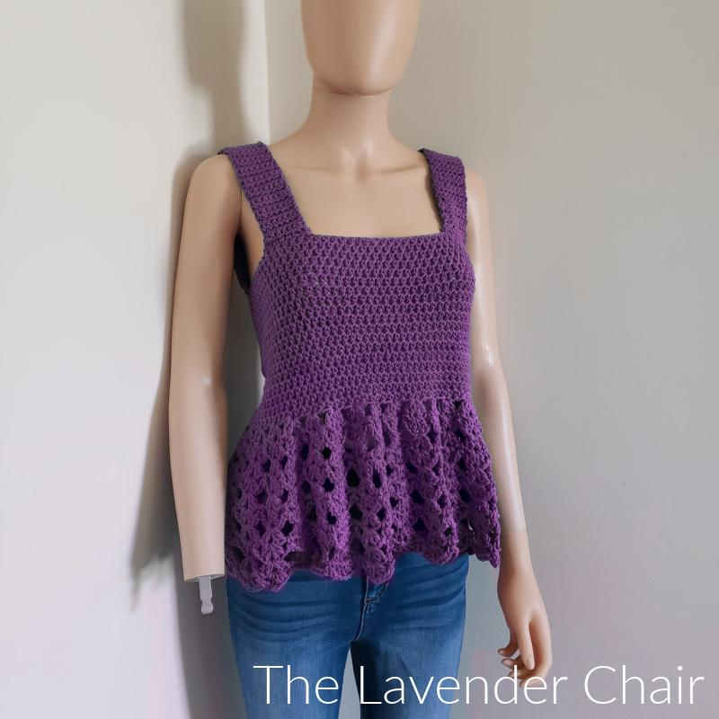 Climbing Shells Tank Top Crochet Pattern - The Lavender Chair