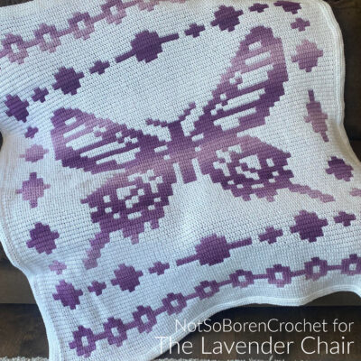 Read more about the article Mosaic Butterfly Blanket Part 7